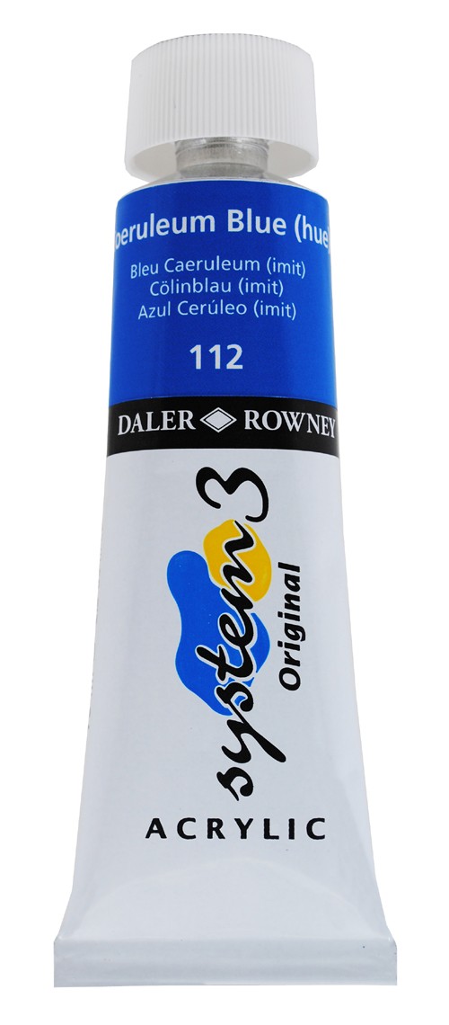 Akrylfärg System3 75 ml Coeruleum Blue 112